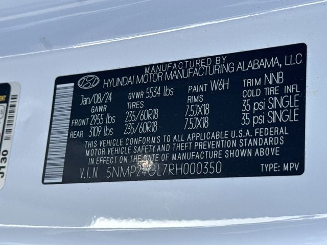 2024 Hyundai SANTA FE SEL