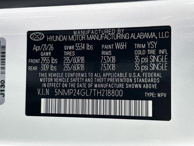 2026 Hyundai SANTA FE SEL FWD