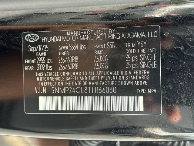 2026 Hyundai SANTA FE SEL