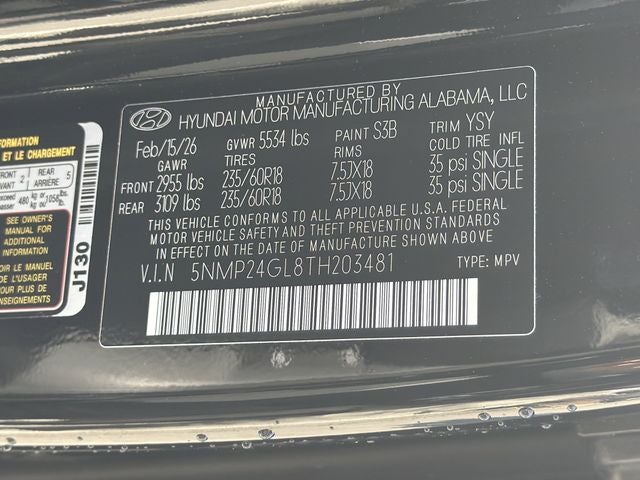 2026 Hyundai SANTA FE SEL FWD