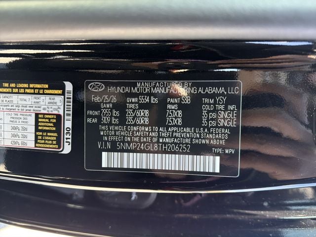 2026 Hyundai SANTA FE SEL FWD