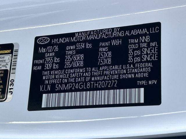 2026 Hyundai SANTA FE SEL FWD