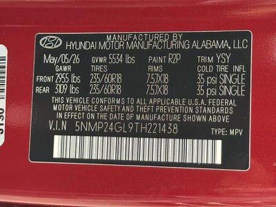 2026 Hyundai SANTA FE SEL FWD