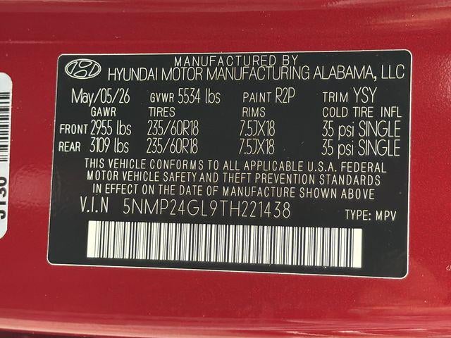 2026 Hyundai SANTA FE SEL FWD
