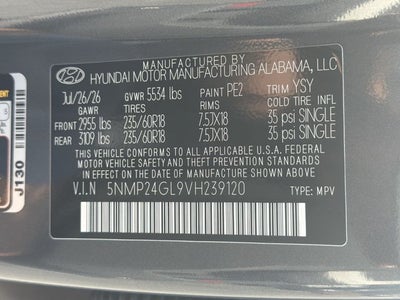 2027 Hyundai SANTA FE SEL FWD