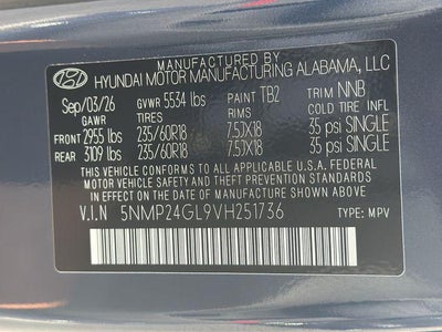 2027 Hyundai SANTA FE SEL FWD