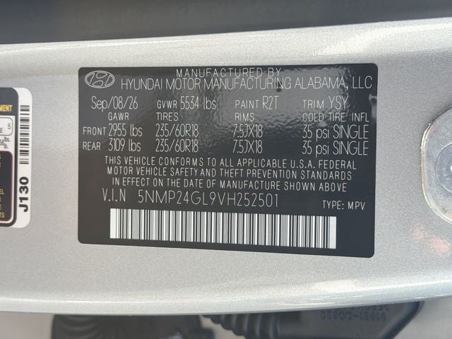 2027 Hyundai SANTA FE SEL FWD