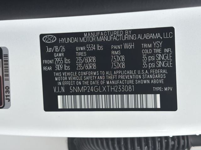2026 Hyundai SANTA FE SEL FWD