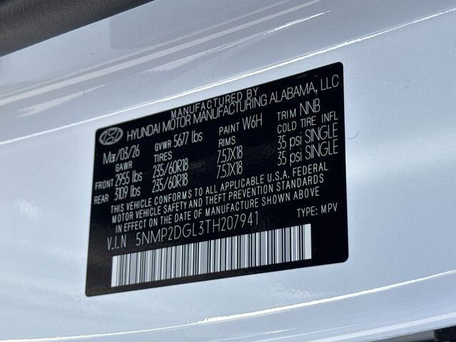 2026 Hyundai SANTA FE SEL AWD