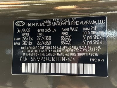 2026 Hyundai SANTA FE HYBRID Limited