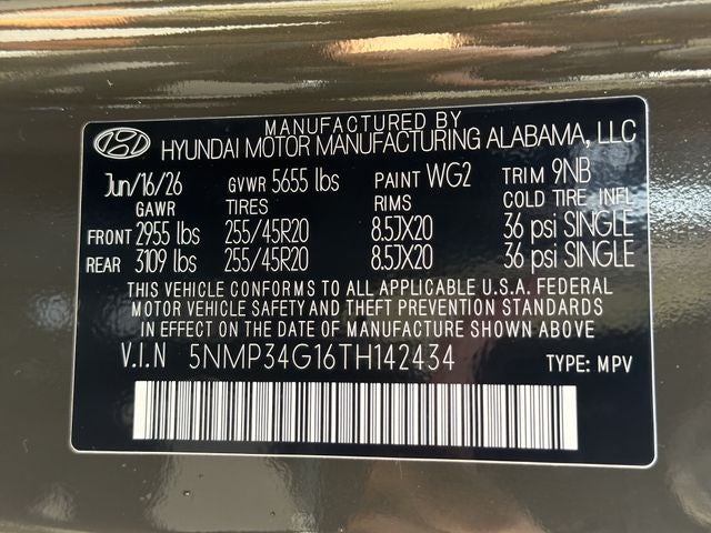 2026 Hyundai SANTA FE HYBRID Limited