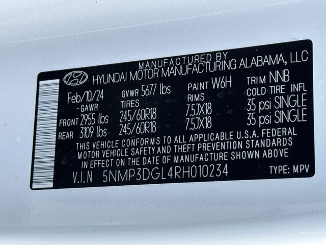 2024 Hyundai SANTA FE XRT