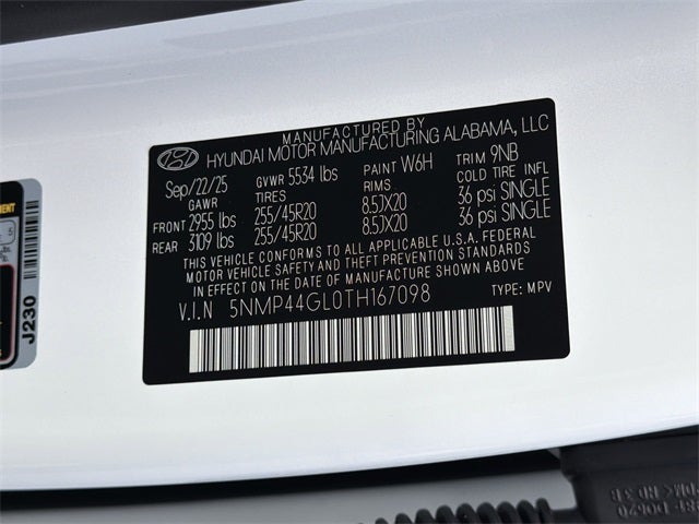 2026 Hyundai SANTA FE Limited FWD