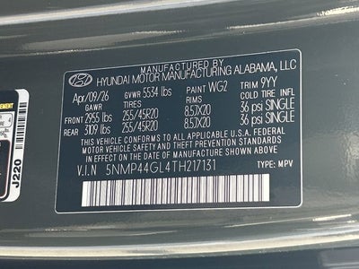 2026 Hyundai SANTA FE Limited