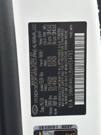 2027 Hyundai SANTA FE Limited FWD