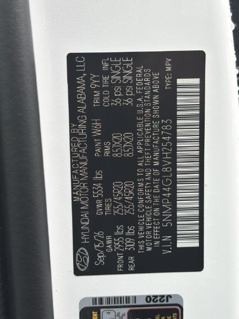 2027 Hyundai SANTA FE Limited FWD