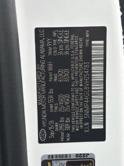 2027 Hyundai SANTA FE Limited FWD