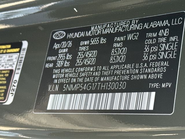 2026 Hyundai SANTA FE HYBRID Calligraphy