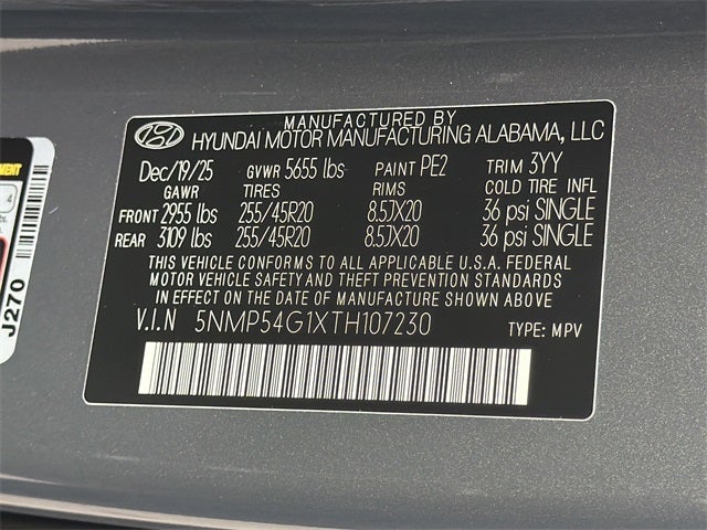 2026 Hyundai SANTA FE HYBRID Calligraphy