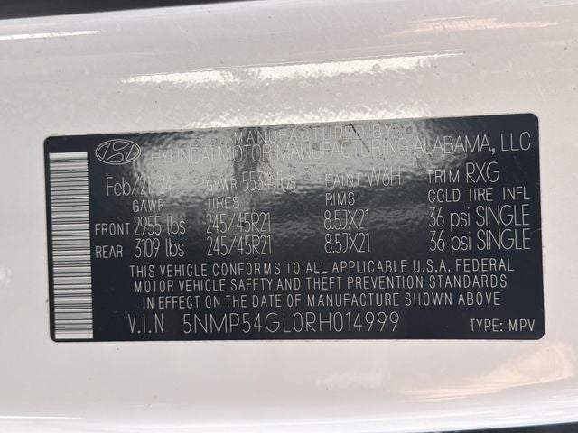 2024 Hyundai SANTA FE Calligraphy