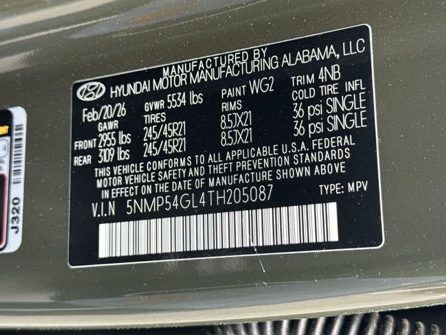 2026 Hyundai SANTA FE Calligraphy FWD