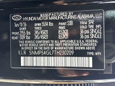 2026 Hyundai SANTA FE Calligraphy FWD