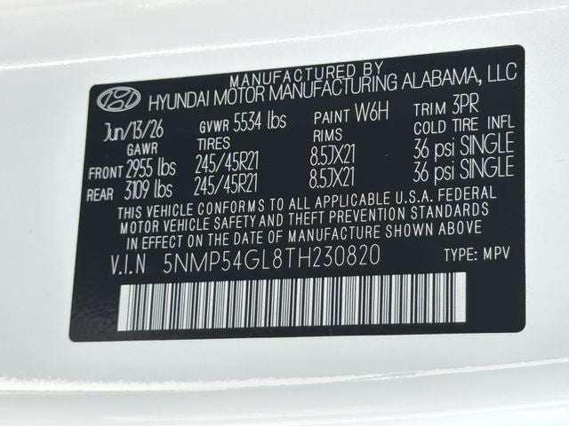 2026 Hyundai SANTA FE Calligraphy FWD