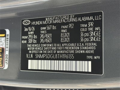 2026 Hyundai SANTA FE Calligraphy AWD