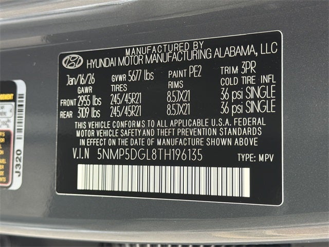 2026 Hyundai SANTA FE Calligraphy AWD