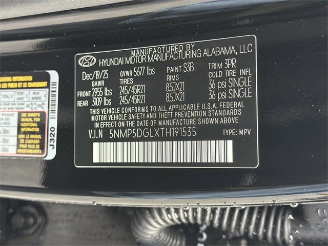 2026 Hyundai SANTA FE Calligraphy AWD