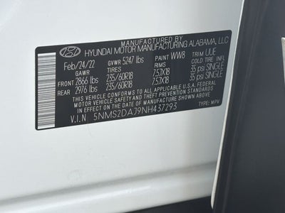 2022 Hyundai SANTA FE SEL