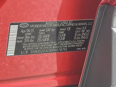 2023 Hyundai SANTA FE SEL