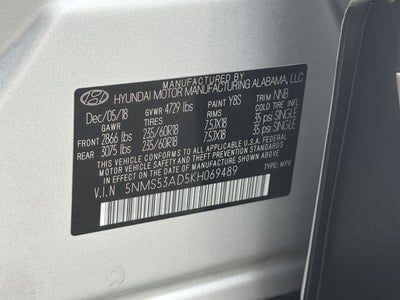 2019 Hyundai SANTA FE Ultimate