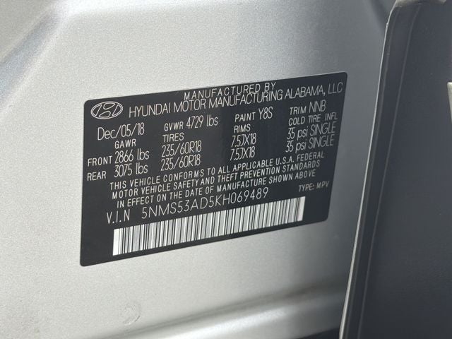 2019 Hyundai SANTA FE Ultimate