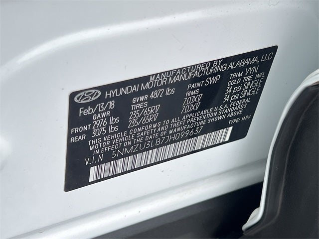 2018 Hyundai SANTA FE SPORT 2.4 Base