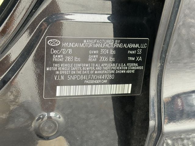 2019 Hyundai ELANTRA Value Edition