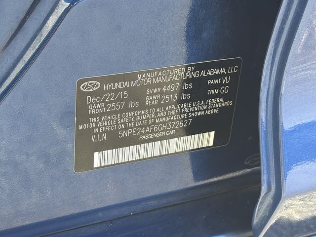 2016 Hyundai SONATA SE