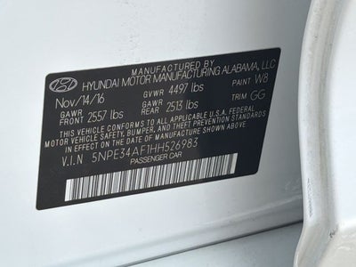 2017 Hyundai SONATA Limited