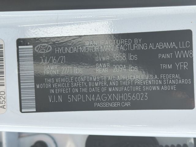 2022 Hyundai ELANTRA SEL