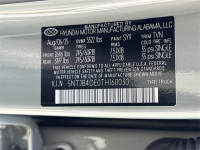 2026 Hyundai SANTA CRUZ SEL FWD