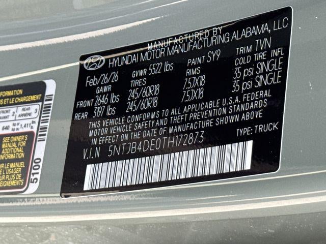 2026 Hyundai SANTA CRUZ SEL FWD