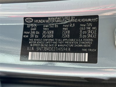 2026 Hyundai SANTA CRUZ SEL FWD