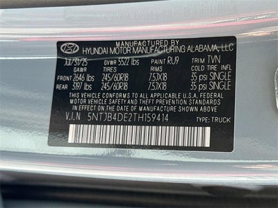 2026 Hyundai SANTA CRUZ SEL FWD