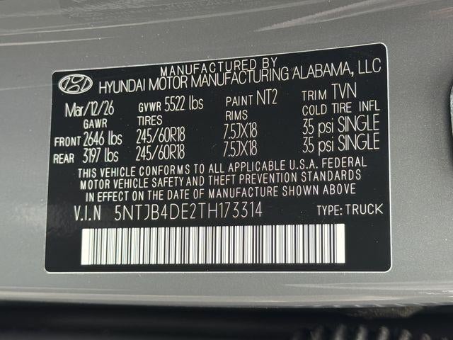 2026 Hyundai SANTA CRUZ SEL FWD