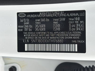 2026 Hyundai SANTA CRUZ SEL AWD
