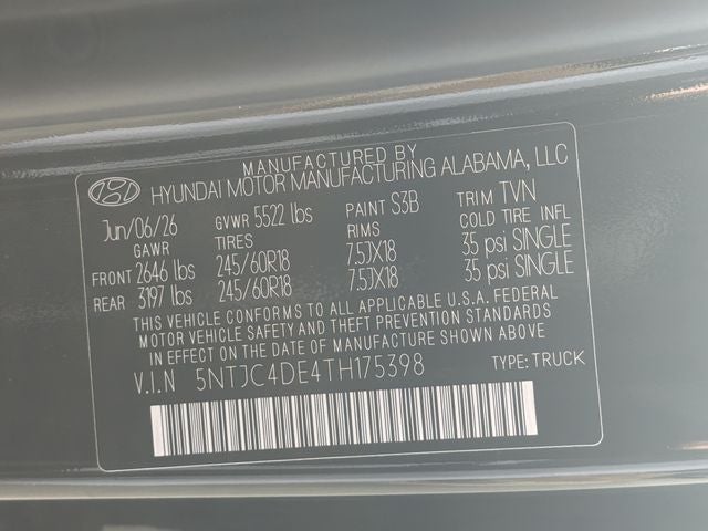2026 Hyundai SANTA CRUZ SEL Activity FWD