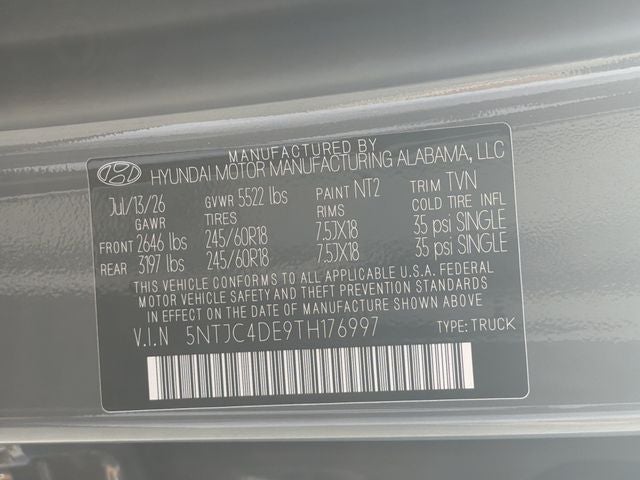 2026 Hyundai SANTA CRUZ SEL Activity FWD