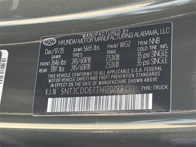 2026 Hyundai SANTA CRUZ SEL Activity AWD