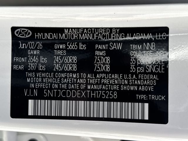 2026 Hyundai SANTA CRUZ SEL Activity AWD