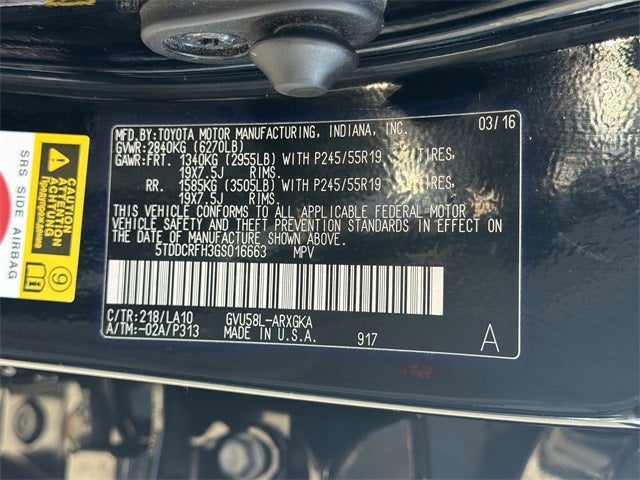 2016 Toyota Highlander Hybrid Limited